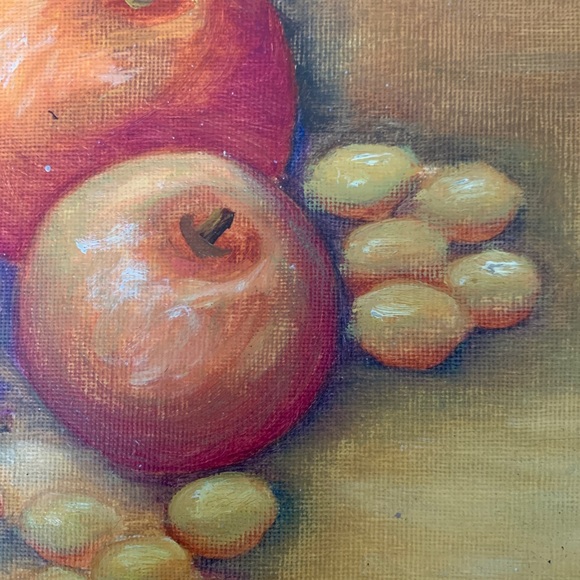 ! OOAK Vintage Still Life, Original Oil Painting, 1975 - Picture 5 of 10